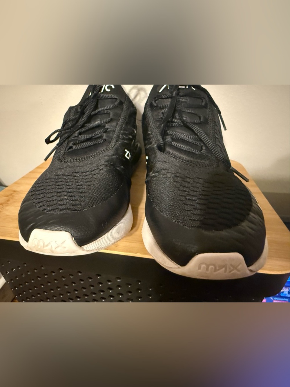 Nike Air Max 270 AH6789-100 Women's White/Black Running Sneaker Shoes JN714 - Picture 9 of 9